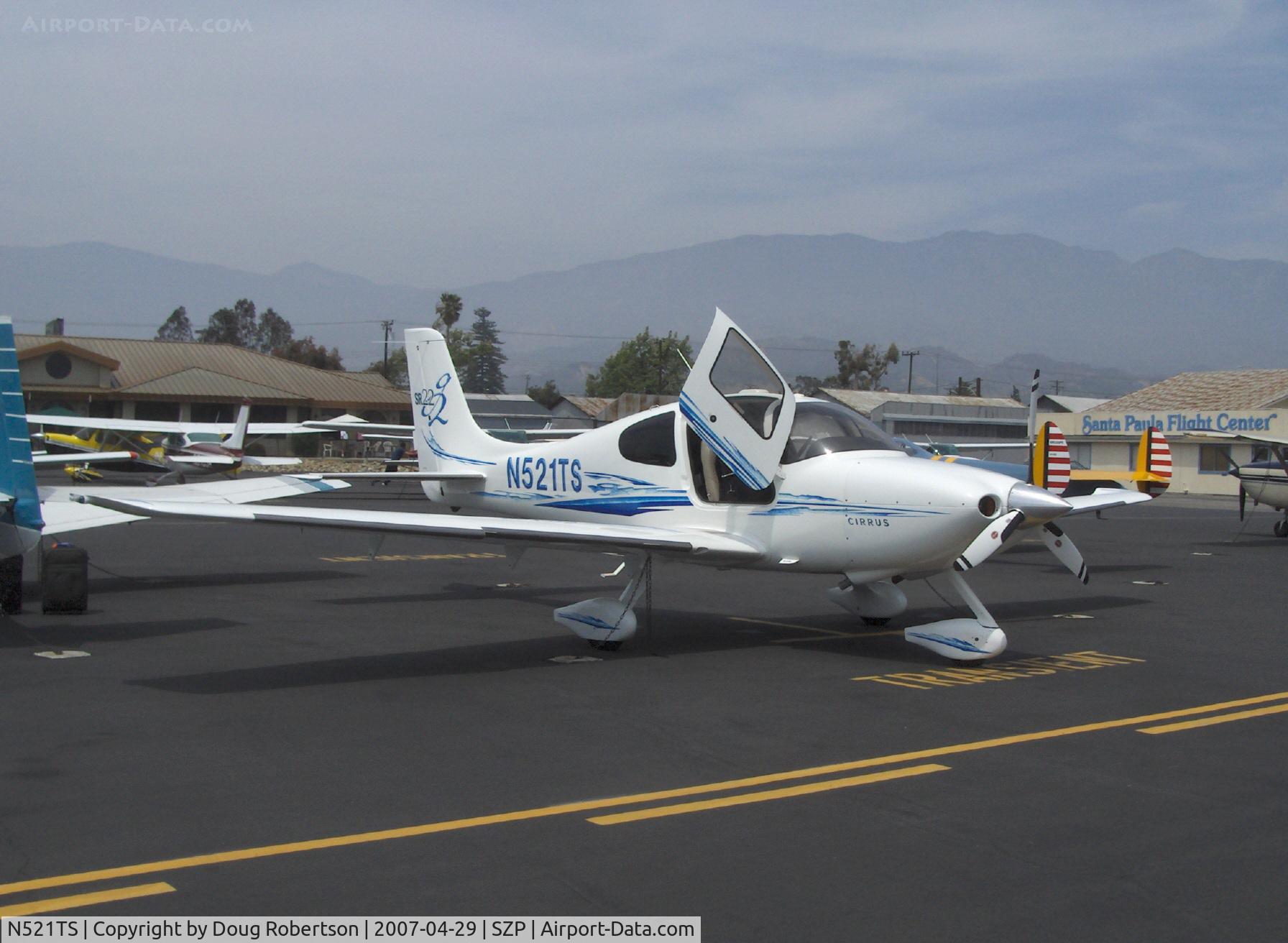 N521TS, 2005 Cirrus SR22 G2 C/N 1753, 2005 Cirrus SR22-G2, Continental IO-550-N 310 Hp