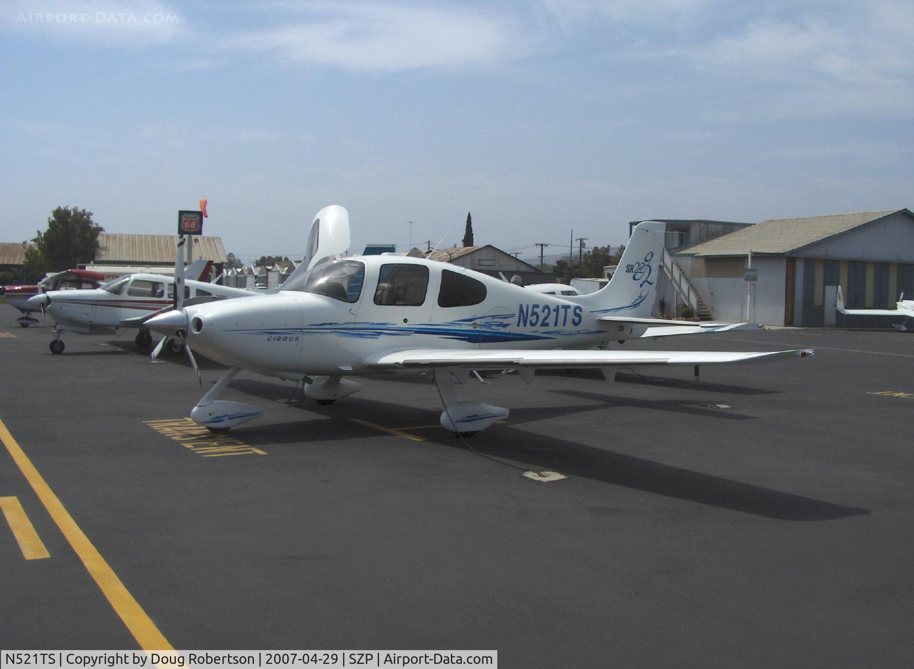 N521TS, 2005 Cirrus SR22 G2 C/N 1753, 2005 Cirrus SR22-G2, Continental IO-550-N 310 Hp