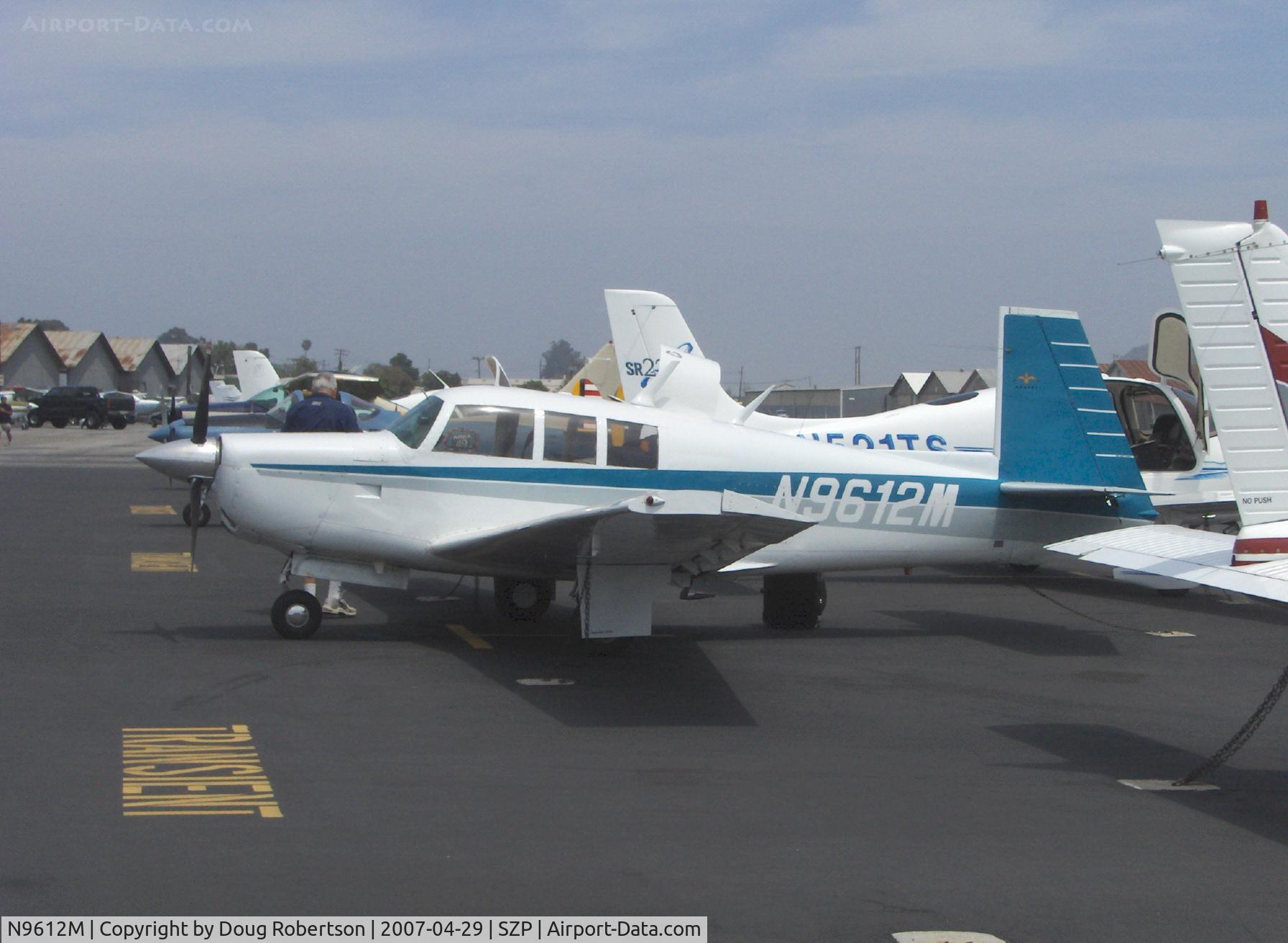 N9612M, 1966 Mooney M20F Executive C/N 670189, 1966 Mooney M20F EXECUTIVE, Lycoming IO-360 200 Hp