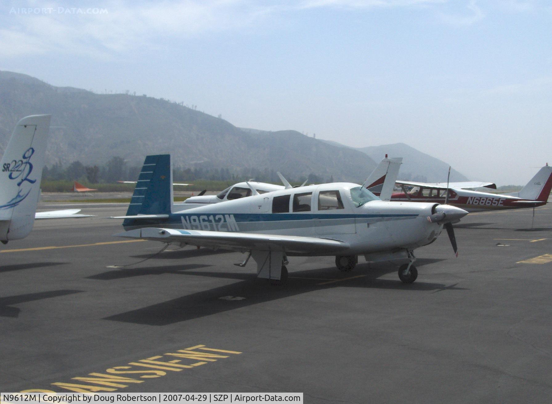 N9612M, 1966 Mooney M20F Executive C/N 670189, 1966 Mooney M20F EXECUTIVE, Lycoming IO-360 200 Hp