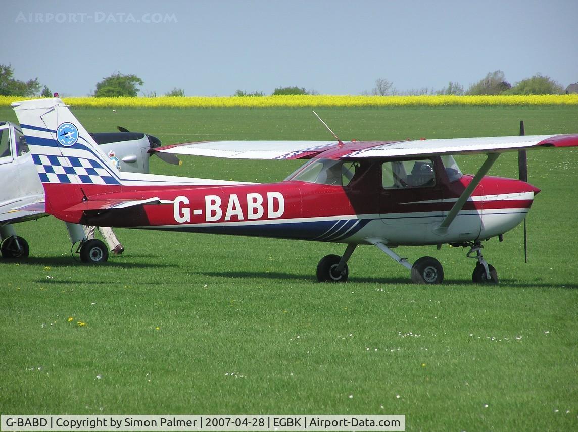 G-BABD, 1972 Reims FRA150L Aerobat C/N 0153, Cessna FRA150L visiting Sywell