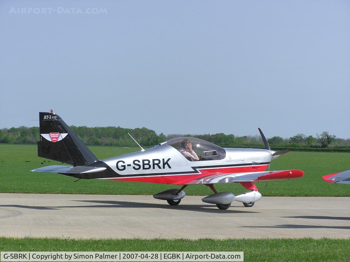G-SBRK, 2007 Aero AT-3 R100 C/N AT3-021, AT3 of Brooklands Flying School at Sywell