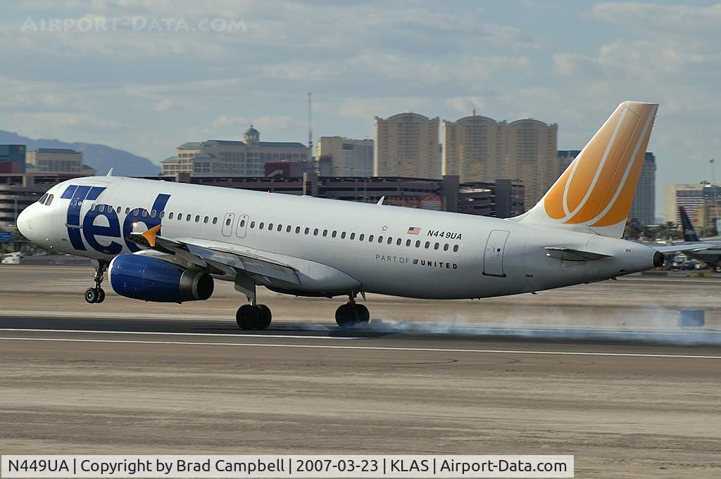 N449UA, 1998 Airbus A320-232 C/N 851, Ted Airlines / 1998 Airbus Industrie A320-232