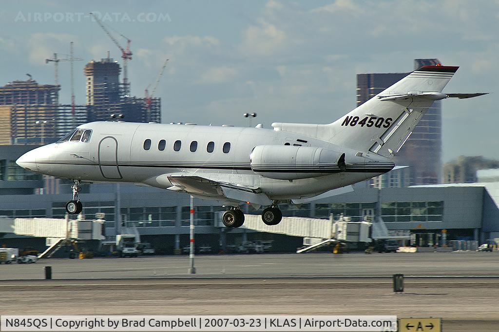 N845QS, 2001 Raytheon Hawker 800XP C/N 258545, Aspen Asset Management Inc. - NetJets Sales Inc. - Oklahoma City, Oklahoma / 2001 Raytheon Aircraft Company Hawker 800XP