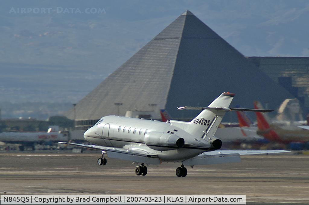 N845QS, 2001 Raytheon Hawker 800XP C/N 258545, Aspen Asset Management Inc. - NetJets Sales Inc. - Oklahoma City, Oklahoma / 2001 Raytheon Aircraft Company Hawker 800XP