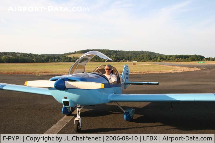 F-PYPI, Constructeur Amateur SN 41 C/N 41, Retour de vol  - Pilote  JL.Chaffenet
