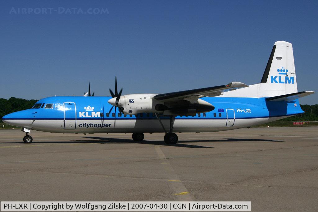 PH-LXR, 1993 Fokker 50 C/N 20277, visitor