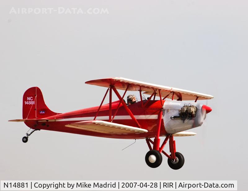 N14881, 1936 Rose Parrakeet A-1 C/N 105, At West Coast Pietenpol Gathering