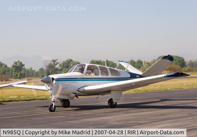 N985Q, 1961 Beech P35 Bonanza C/N D-6847, Taken at West Coast Pietenpol Gathering