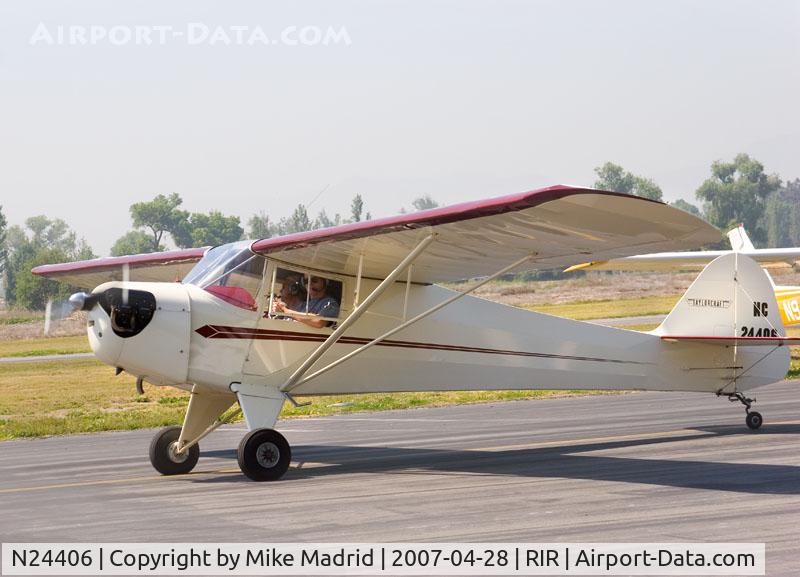 N24406, 1940 Taylorcraft BL-65 (L-2F) C/N 1742, Taken at West Coast Pietenpol Gathering