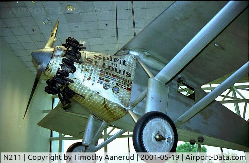 N211, 1927 Ryan NYP C/N 1, National Air and Space Museum, Ryan NYP, not a replica