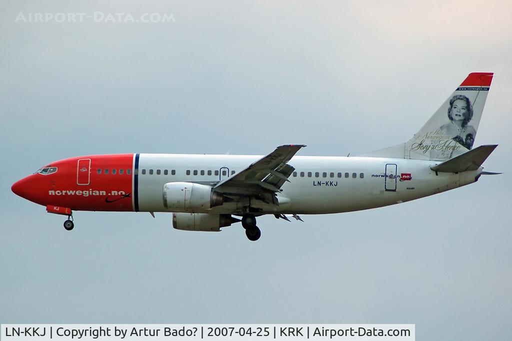 LN-KKJ, 1997 Boeing 737-36N C/N 28564, Norwegian