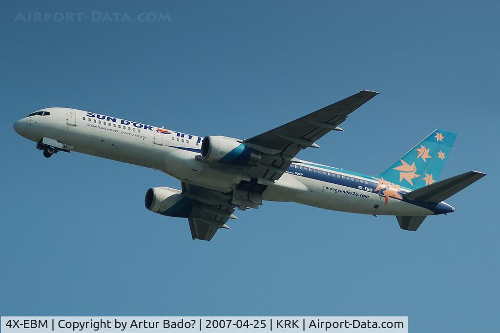 4X-EBM, 1987 Boeing 757-258 C/N 23918, SUN D'OR