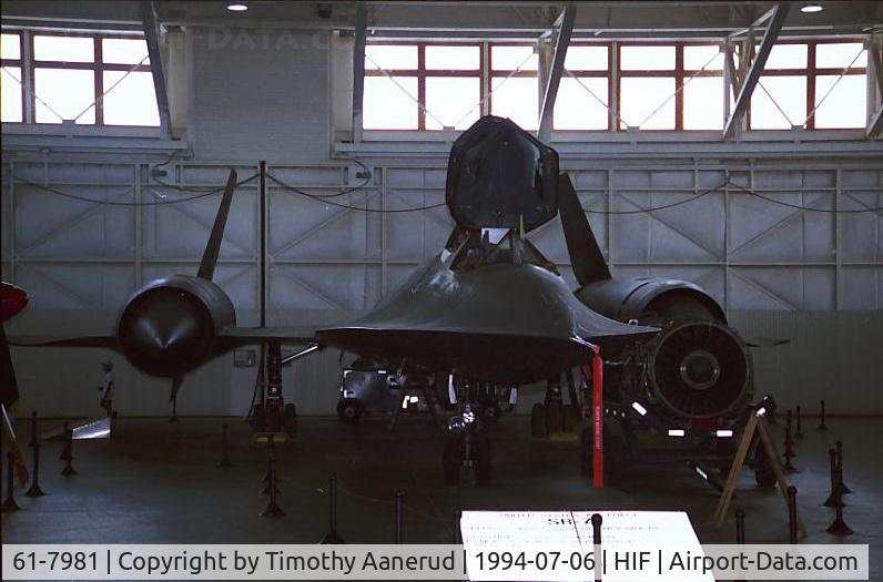 61-7981, Lockheed SR-71C Blackbird C/N 2000, Hill AFB Museum, SR-71C, YF-12 hybrid