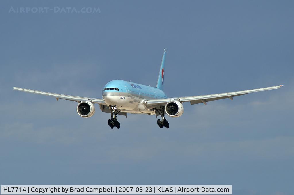 HL7714, 2002 Boeing 777-2B5/ER C/N 27951, Korean Air / Boeing 777-2B5 (ER)