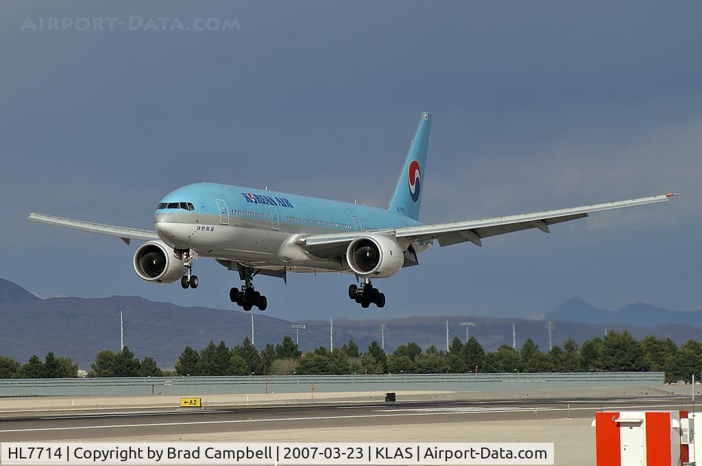 HL7714, 2002 Boeing 777-2B5/ER C/N 27951, Korean Air / Boeing 777-2B5 (ER)