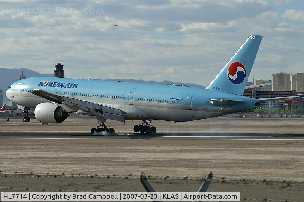 HL7714, 2002 Boeing 777-2B5/ER C/N 27951, Korean Air / Boeing 777-2B5 (ER)
