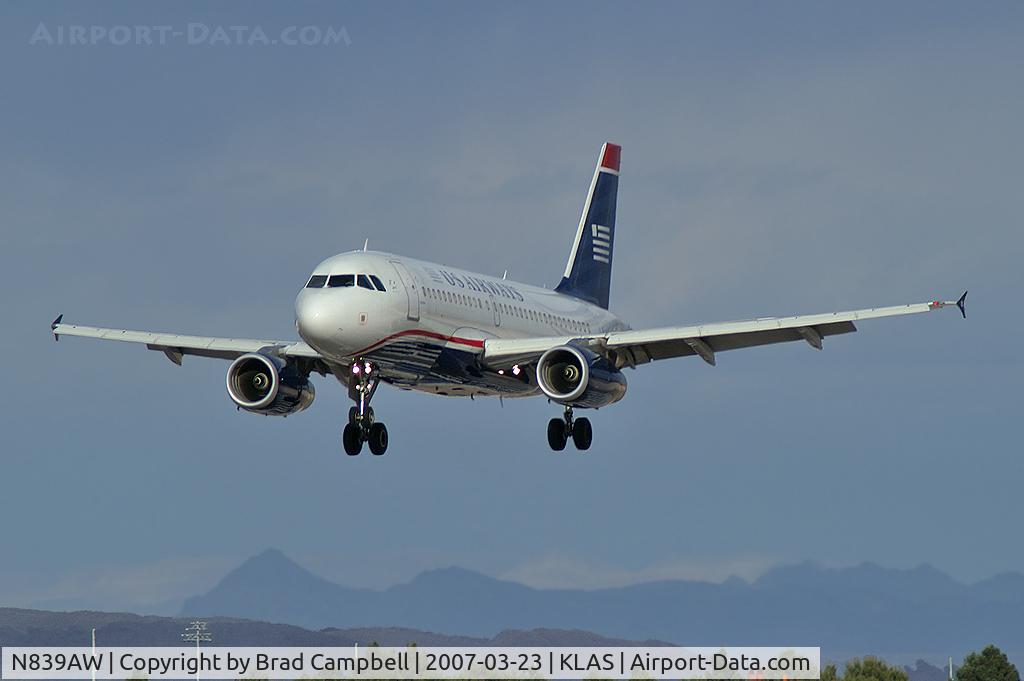 N839AW, 2006 Airbus A319-132 C/N 2669, US Airways / 2006 Airbus A319-132