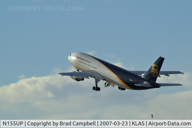 N155UP, 2004 Airbus A300F4-622R C/N 0841, United Parcel Service - 'UPS' / 2004 Airbus A300 F4-622R / Did something fall off!?!?!?! (No, it's just sensor dust!)