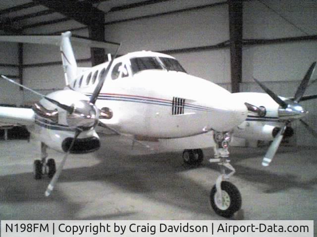 N198FM, 1984 Beech F90 King Air C/N LA-198, In the hanger