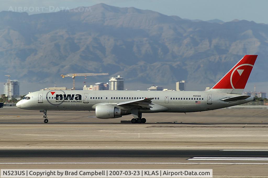 N523US, 1987 Boeing 757-251 C/N 23617, Northwest Airlines / 1987 Boeing 757-251