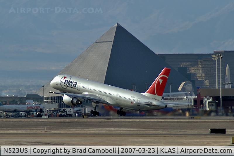 N523US, 1987 Boeing 757-251 C/N 23617, Northwest Airlines / 1987 Boeing 757-251