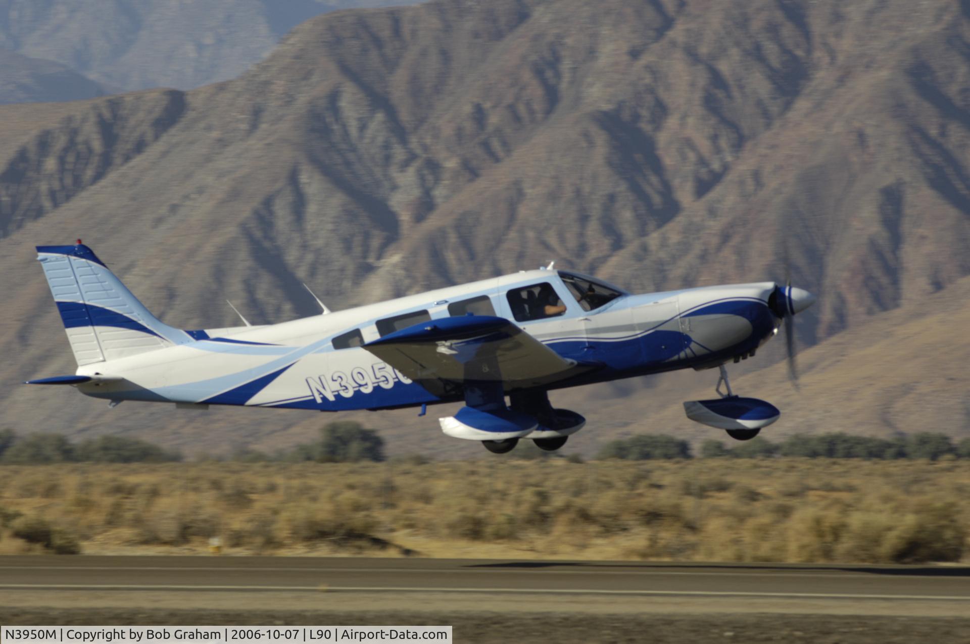 N3950M, 1978 Piper PA-32-300 Cherokee Six Cherokee Six C/N 32-7840075, N3950M takes off from a dirt strip in the southwestern deserts