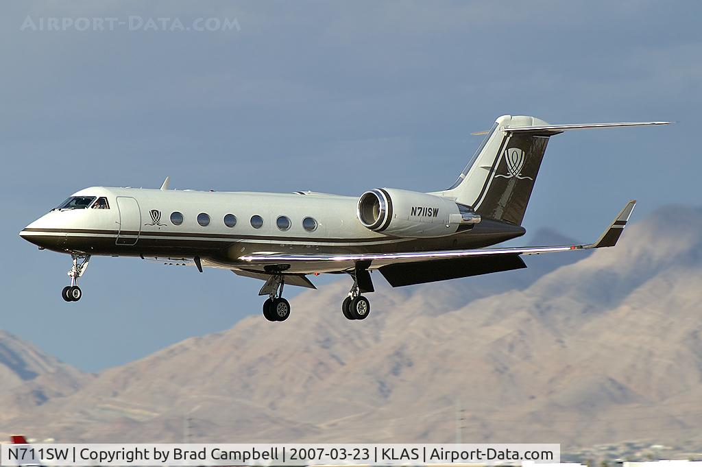 N711SW, 2007 Gulfstream Aerospace GIV-X (G450) C/N 4085, Wells Fargo Bank - Salt Lake City, Utah / Gulfstream Aerospace G-IV