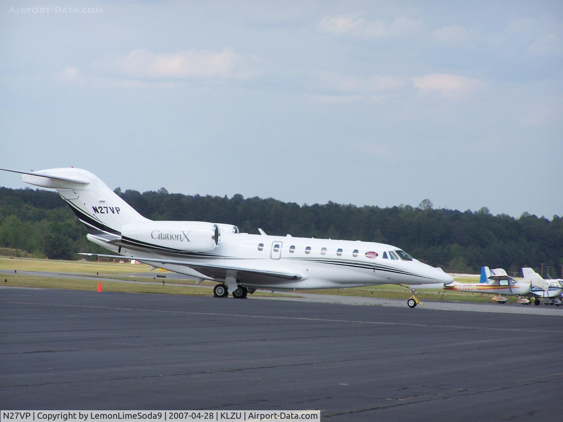 N27VP, 1997 Cessna 750 Citation X Citation X C/N 750-0027, Just Another Day