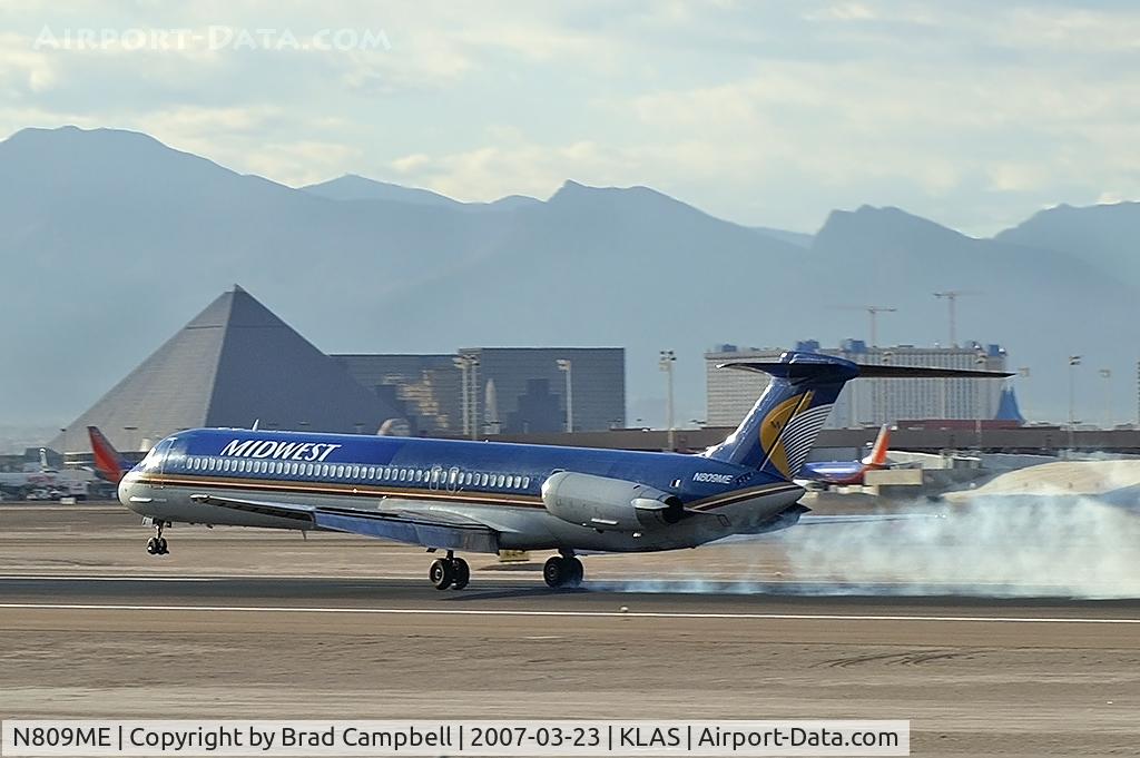 N809ME, 1981 McDonnell Douglas MD-82 (DC-9-82) C/N 48071, Midwest Airlines / 1981 Mcdonnell Douglas DC-9-82 (MD-82)