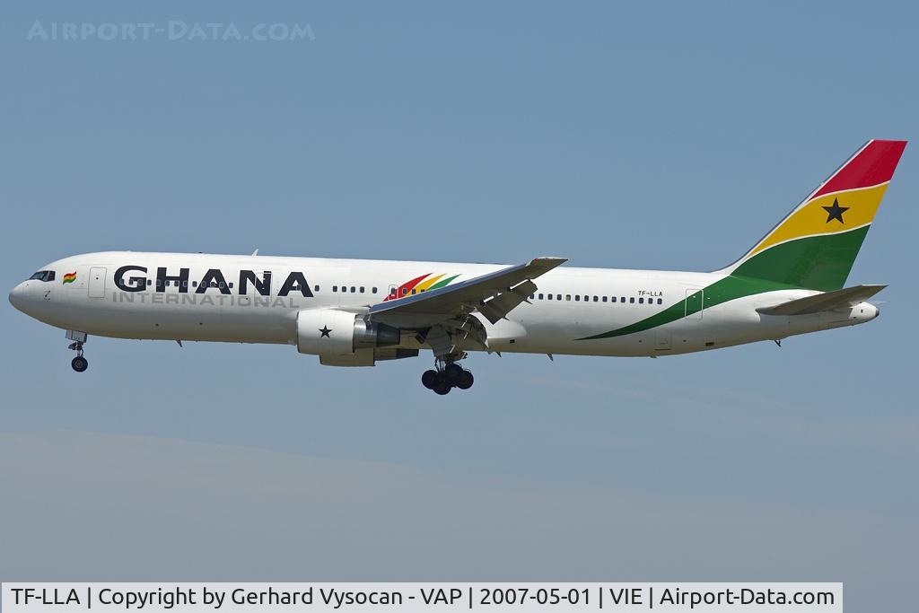 TF-LLA, 1989 Boeing 767-366/ER C/N 24541, rare visitor