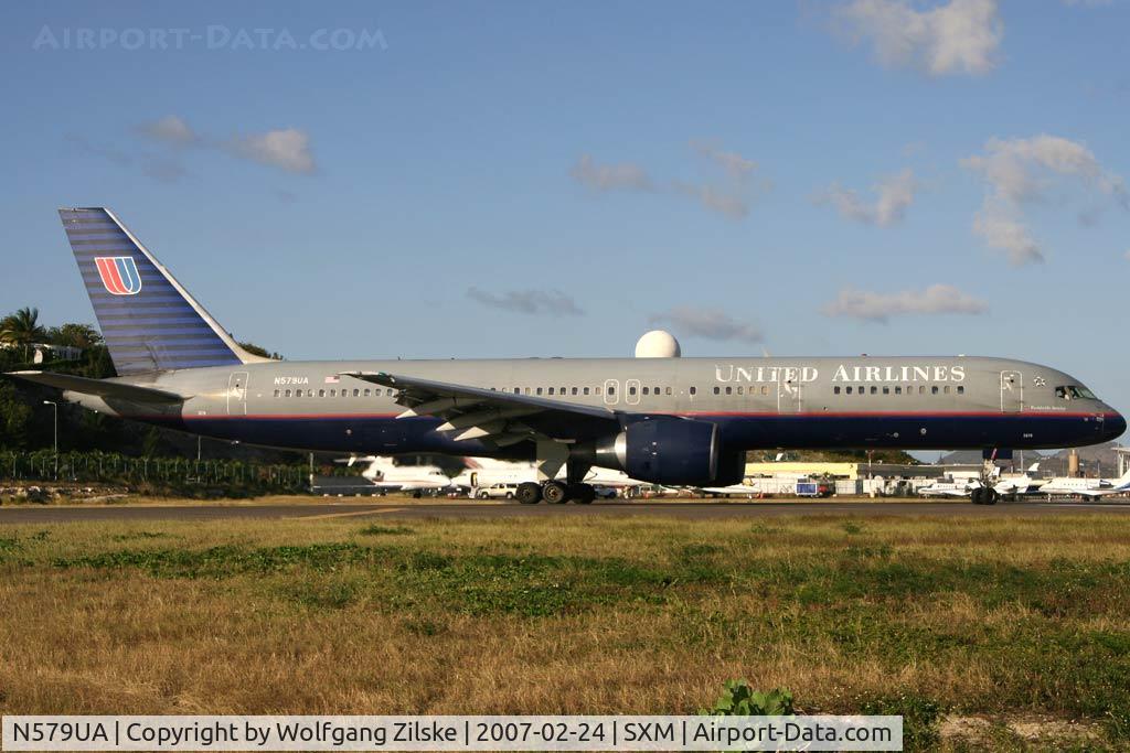 N579UA, 1993 Boeing 757-222 C/N 26697, visitor