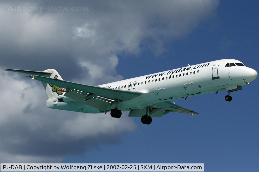 PJ-DAB, 1991 Fokker 100 (F-28-0100) C/N 11331, visitor
