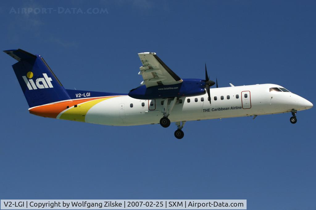 V2-LGI, 1992 De Havilland Canada DHC-8-311 Dash 8 C/N 325, visitor
