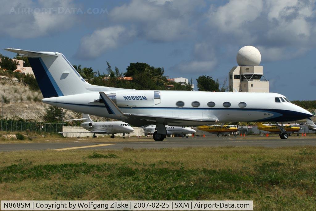 N868SM, 1979 Gulfstream Aerospace G1159B C/N 254, visitor