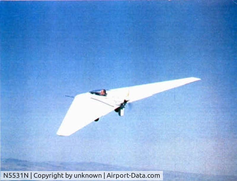 N5531N, 1986 Davis Gilbert E STARSHIP ALPHA C/N D-007, Starship Alpha, a proff of concept design by Davis Wing Inc.