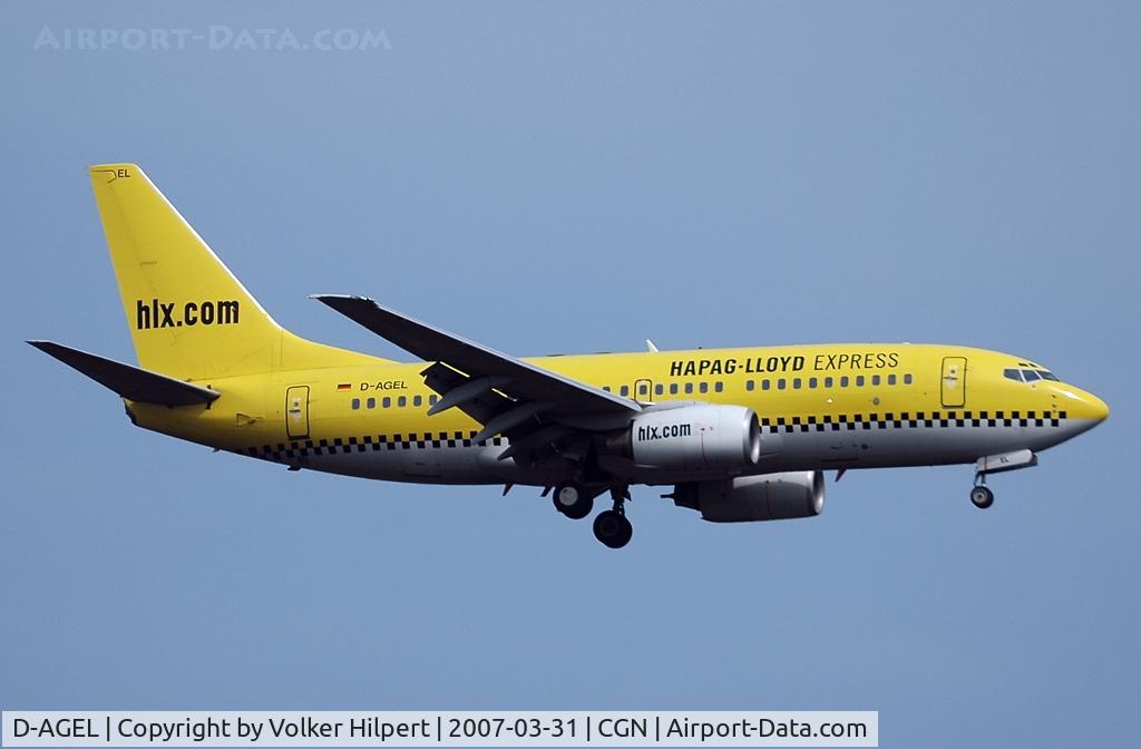 D-AGEL, 1997 Boeing 737-75B C/N 28110, Boeing 737-75B