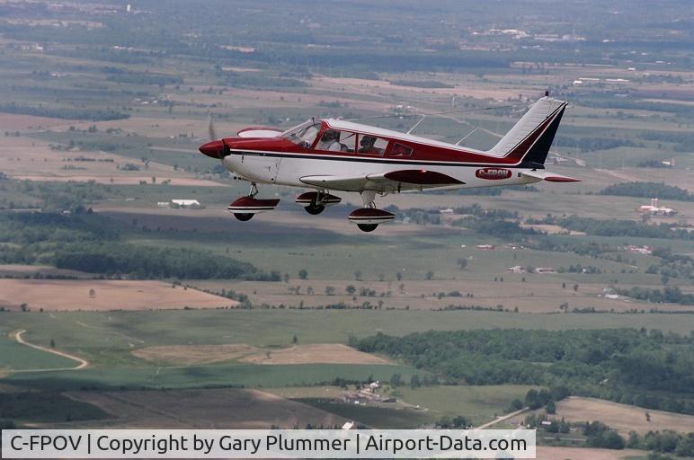 C-FPOV, 1969 Piper PA-28-180 Cherokee C/N 28-5161, Flying over Ontario, Canada