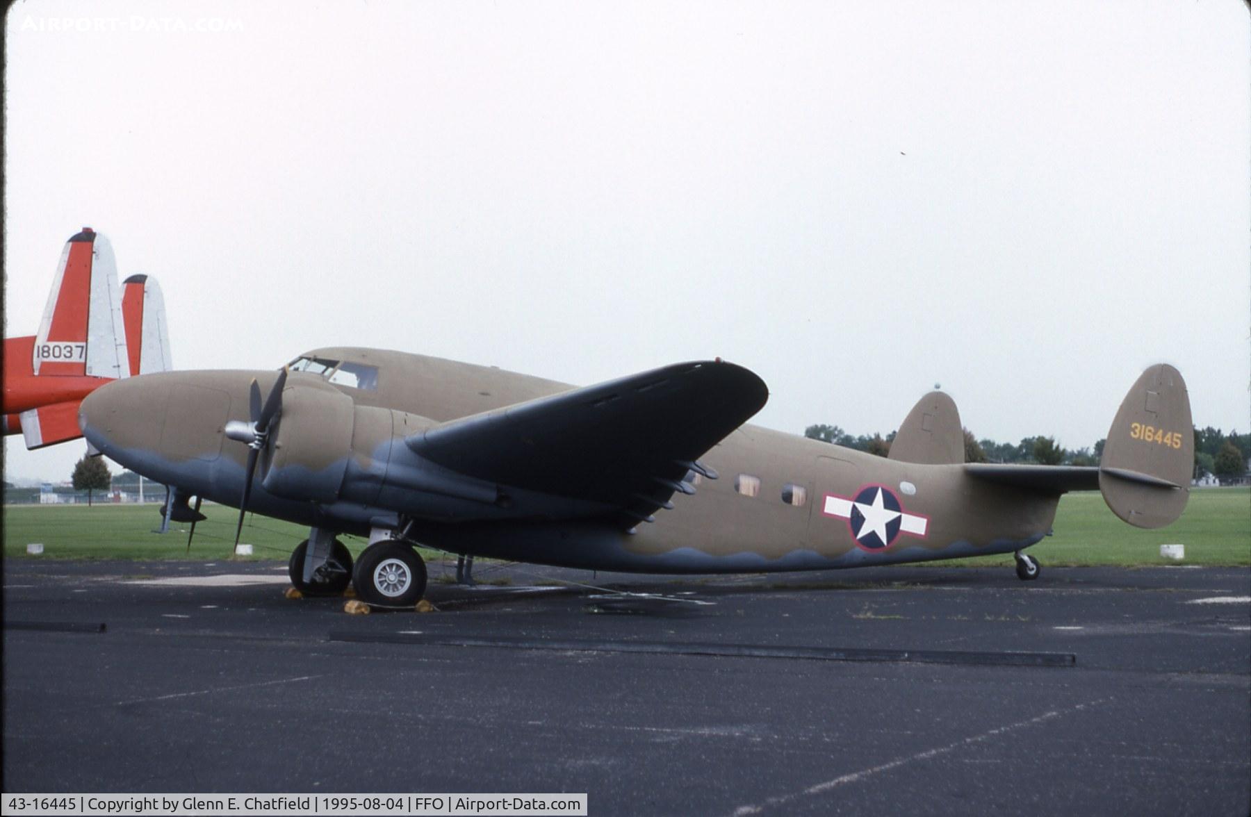 43-16445, 1943 Lockheed C-60A-5-LO Lodestar C/N 2606, C-60A Lodestar at the National Museum of the U.S. Air Force