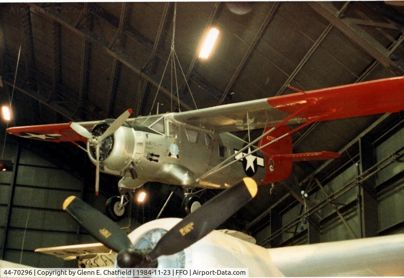 44-70296, 1944 Noorduyn UC-64A Norseman C/N 561, UC-64A at the National Museum of the U.S. Air Force