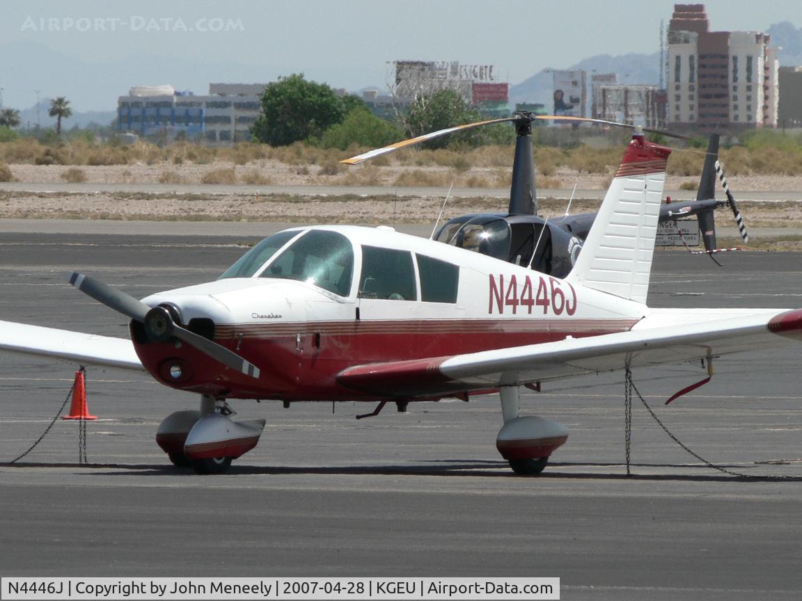 N4446J, 1967 Piper PA-28-140 C/N 28-22850, A quiet Saturday at Glendale