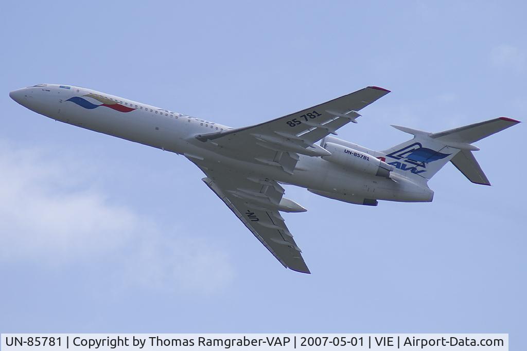 UN-85781, 1993 Tupolev Tu-154M C/N 93A965, Atyrau Airways Tupolev 154