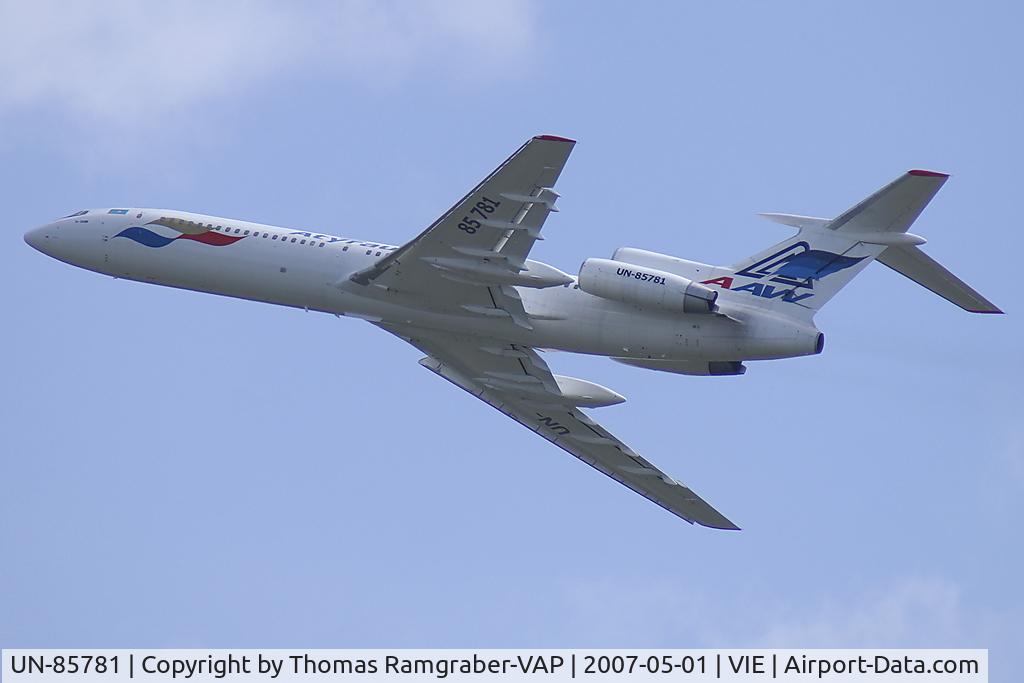 UN-85781, 1993 Tupolev Tu-154M C/N 93A965, Atyrau Airways Tupolev 154
