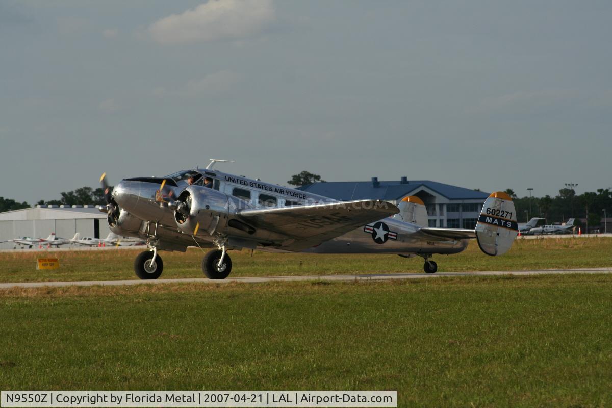N9550Z, 1953 Beech C-45H/18S Expeditor C/N AF-586, C-45
