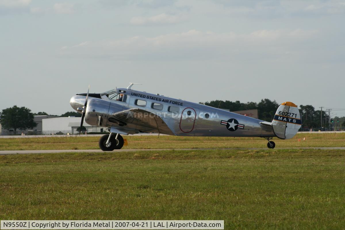N9550Z, 1953 Beech C-45H/18S Expeditor C/N AF-586, C-45