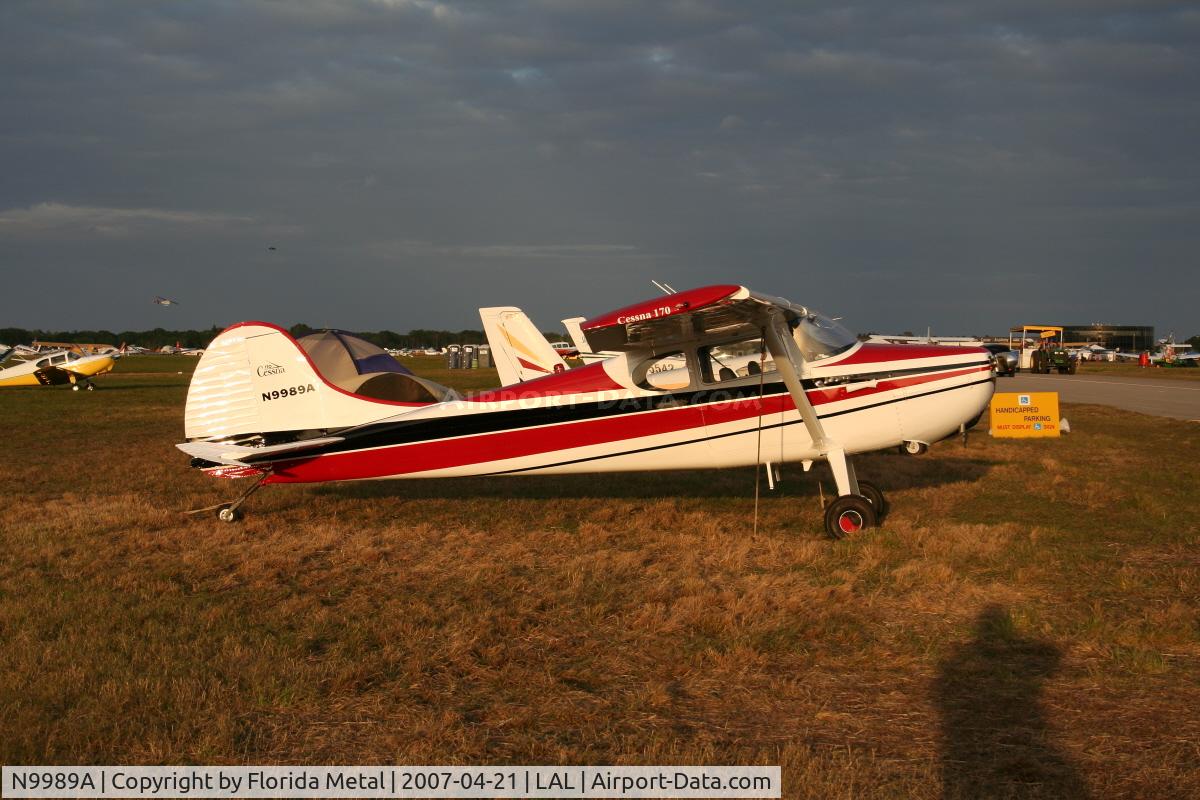 N9989A, 1950 Cessna 170A C/N 19424, C170A