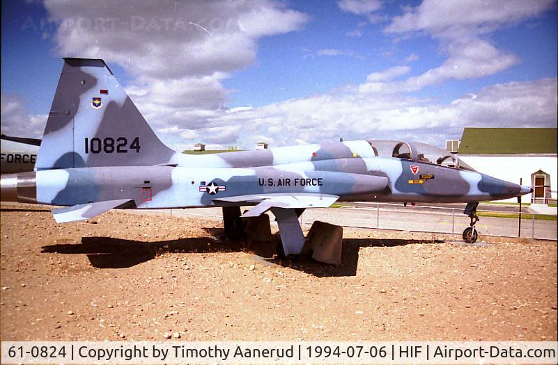 61-0824, 1961 Northrop T-38A Talon C/N N.5190, Hill AFB Museum, Northrop T-38A Talon 61-0824