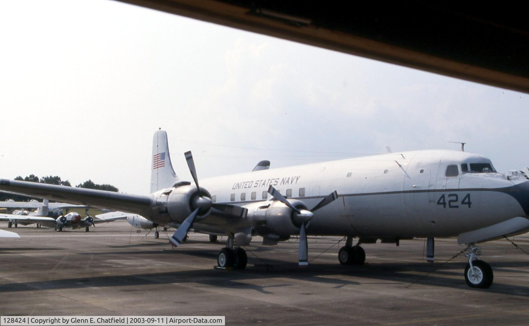 128424, 1951 Douglas VC-118B Liftmaster C/N 43207, C-118B at the National Museum of Naval Aviation