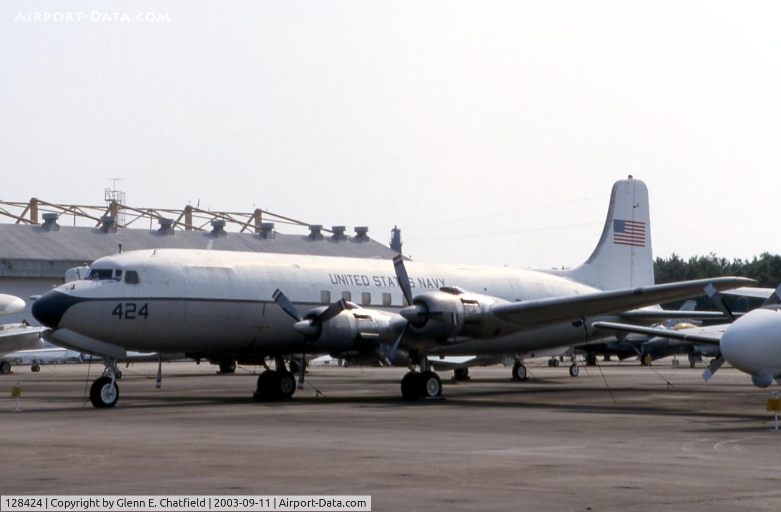 128424, 1951 Douglas VC-118B Liftmaster C/N 43207, C-118B at the National Museum of Naval Aviation