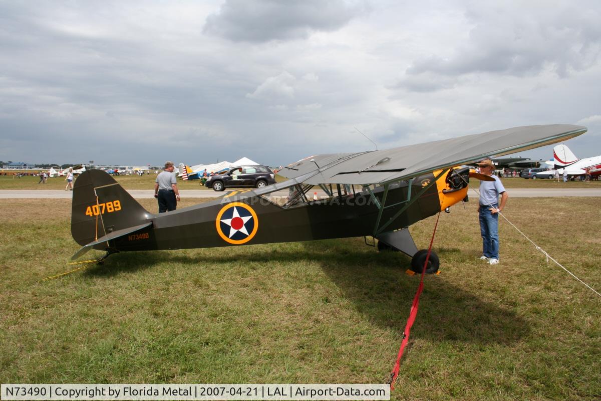N73490, 1944 Piper J3C-65 Cub C/N 13085, Piper
